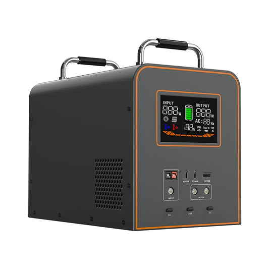 LiFePO4 Portable Power Station 2600W 2048WH Mobile Power Supply Solar Generators 1800W 1024WH Battery Power Storage For Camping