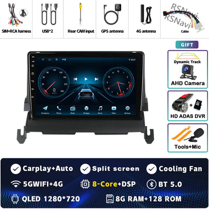 Android 14 CarPlay Car Radio for Dodge Journey 2009 2010 2011 2012 Multimedia Navigation GPS Stereo Auto video Head Unit 2 DIN