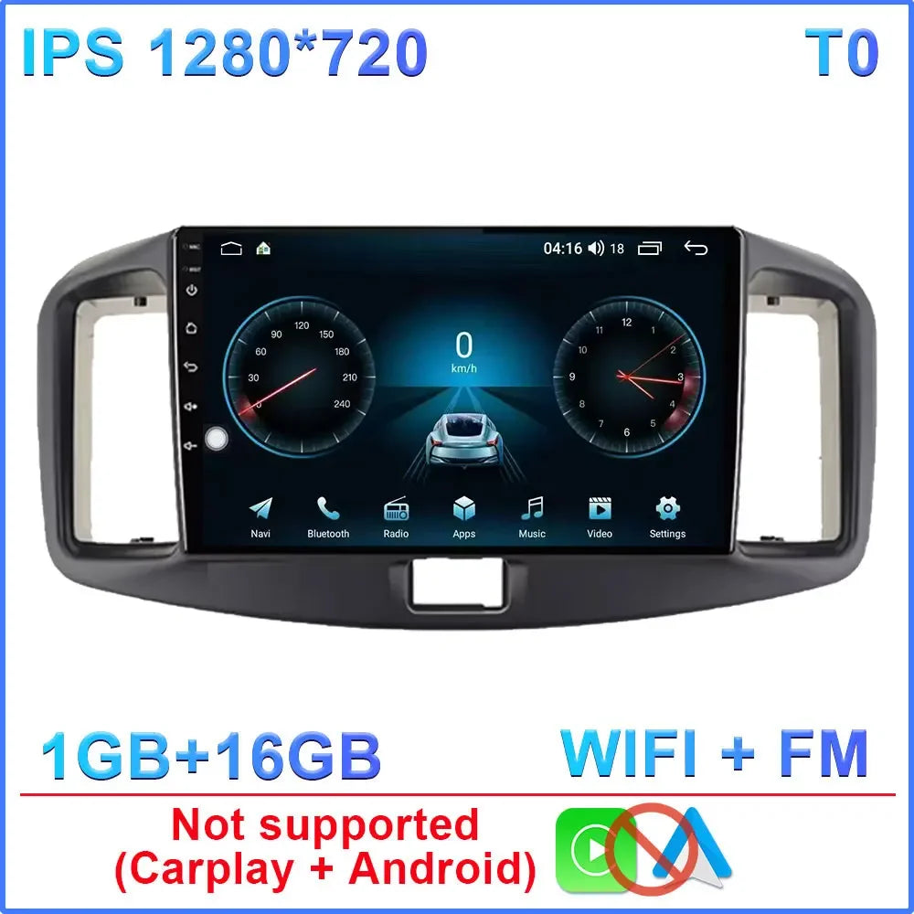 Autoraido For Daihatsu Mira 2013 - 2017 Car Radio Multimedia Video Player Navigation GPS Android 14 Stereo 4G No 2din 2 din dvd