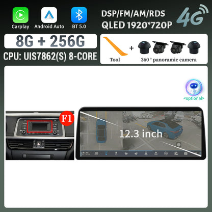 12.3inch Android 14 For KIA K5 Optima 2015 2016 2017 2018 2019 Car Radio Multimedia Navigation GPS Carplay Stereo Touch Screen