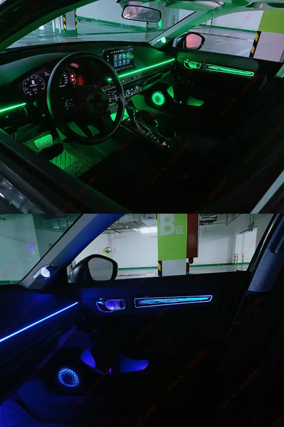 Led Atmosphere Light For 2022 Honda 11th generation Civic luminous active ambient light original 1:1 mold 64 color Key Controls
