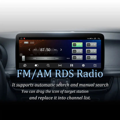 10.33 Inch Android 14 for Mazda CX-5 2018 Car BT 5.0 Car Radio Player GPS Stereo System 1600*720P 4G WIFI FM GPS  BT 5.0 DSP