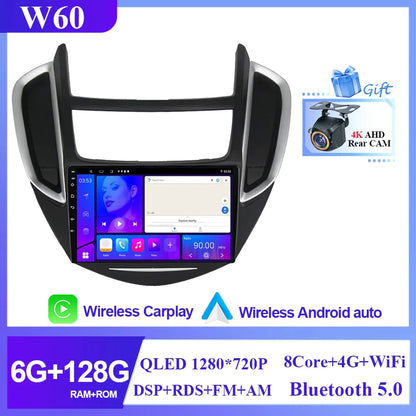 For Chevrolet Tracker 3 TRAX 2013 2014 2015 Android Auto Multimedia Car Player Radio GPS Video Navigation Carplay Screen No 2din
