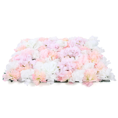 Romantic Flower Wall for Background Decoration, Silk Material, 60x40cm Panels, Easy to Link with Cable Ties, Perfect for