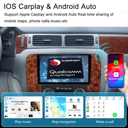Android 15 Car Radio For Dodge Journey 2009 - 2012 Multimedia Stereo Video Player Qualcomm Head Unit 2DIN 4G LTE 5G WIFI QLED BT