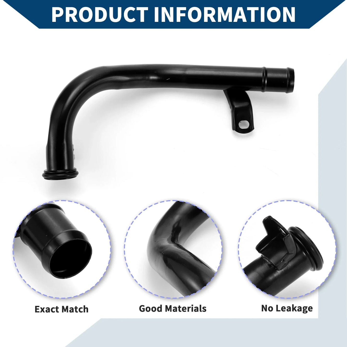 UXCELL HVAC Heater Hose for Dodge Caravan 2001-2007 V6 3.3L for Dodge Grand Caravan 2001-2008 V6 3.3L 4781608AA
