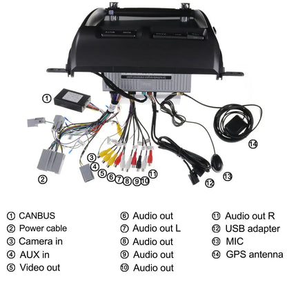 13'' Car Multimedia Player Stereo GPS Radio Navigation Android 11 Tesla Screen for Ford Lobo Raptor F-150 F150 Lincoln Mark LT