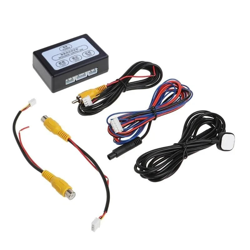 Reversing System Two-Way Control Box Front And Rear View With Manual Switch Channel Converter Car Parking Camera Video Dropship