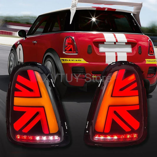 Car LED Tail Light for BMW Mini Cooper R56 R57 R58 R59 Rear Lights 2007-2014 Auto Tail Lamp Assembly Turn Signals Taillights