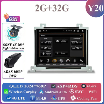 8.4 inch Android Car Stereo Radio For Dodge Charger Challenger 2015-2019 Replacement Wireless Carplay and Android Auto Headunit