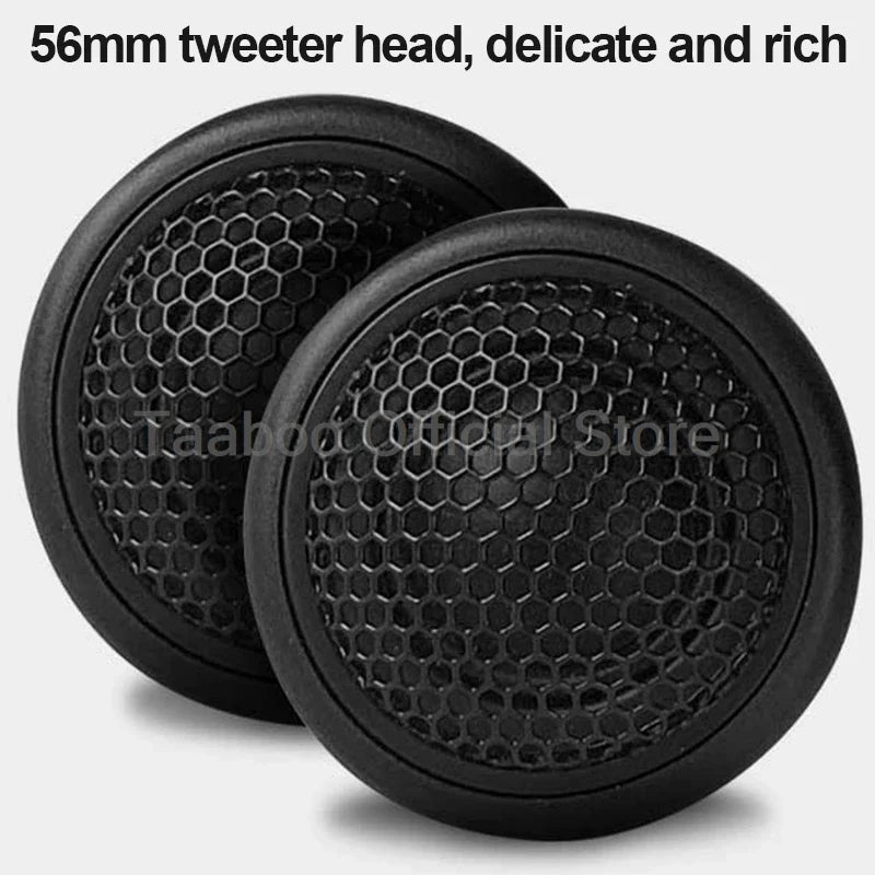 6.5Inch Super Subwoofer with Tweeter Car Coaxial Horn Speaker Modification 120W High Power HiFi Speaker Car Audio Stereo Speaker