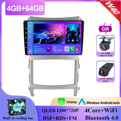 For Hyundai Veracruz ix55 2006 - 2015 Android 14 Car Stereo Multimedia Radio Unit Player GPS Wireless Carplay Android Auto 2din