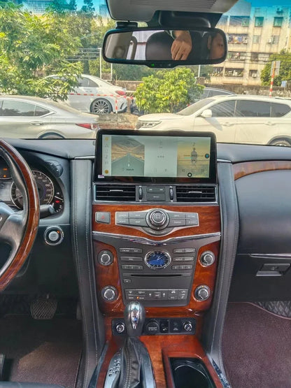 12.1inch Android 13 Screen Radio For Nissan Patrol Y61 Y62 Infiniti QX80 QX56 GPS Carplay Navigation Car Multimedia Video Player