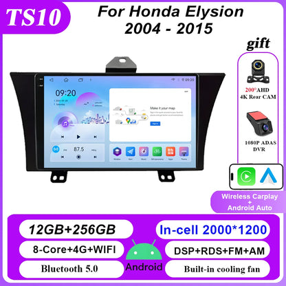 Android Car DVD Carplay Android Auto For Honda Elysion 2004 - 2014 2015 Auto Radio Stereo GPS Navigation Multimidia Player 2din