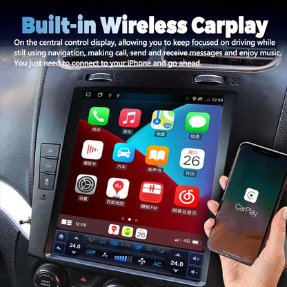 Car Radio For Dodge Journey Fiat Freemont 2012-2020 Android Screen Carplay Audio Multimedia Player Stereo Navigation Head Unit