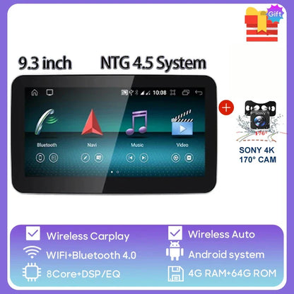 For Mercedes Benz ML GL W166 X166 2012 - 2015 Android CarPlay 4G WIFI Car DVD Radio GPS Navigation Multimedia Player HD Screen