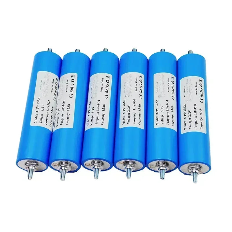 16pcs EVE C33 3.2V 15Ah LiFePO4 Battery  Lithium Phosphate Cell for 12V 24V Motorcycle Car motor Modification Inverter batteries