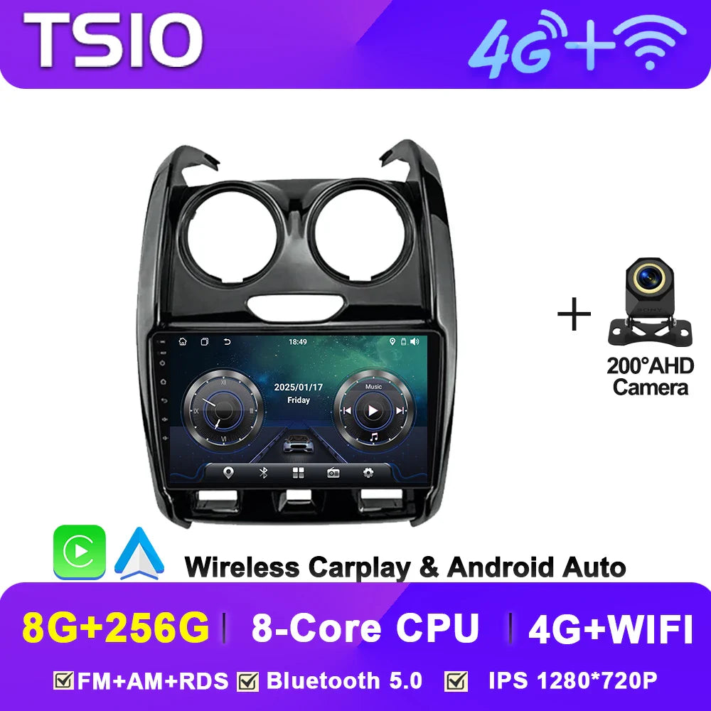 Car Multimedia Player For Renault Duster 2015 - 2021 For LADA Largus 2021 Automotive Multimedia Mirror Link Intelligent System