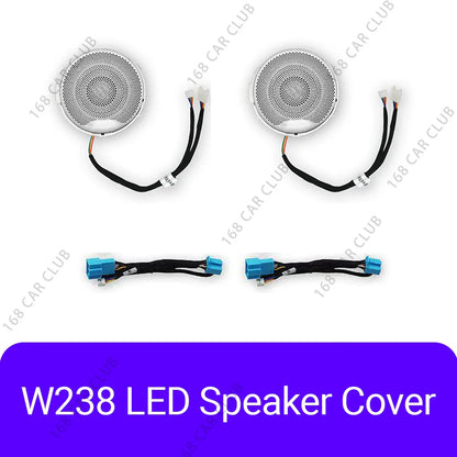 LED Air Vents 3D/4D Rotate Tweeter Speaker For Mercedes Benz W213 W238 E53 E63 E-Coupe Car 64 Colours Lnterior Decorative Lights