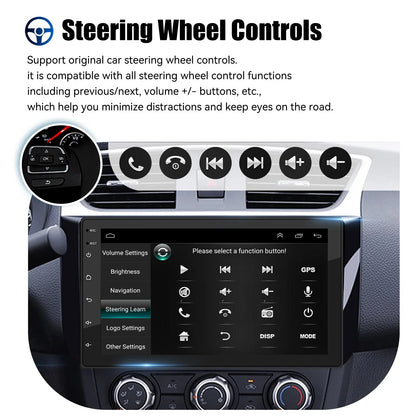 ESSGOO 7"/9"/10“ 2 DIN Android 13 4+64G Car Stereo Carplay Android Auto GPS Navigation Bluetooth FM RDS Radio WIFI Touchscreen