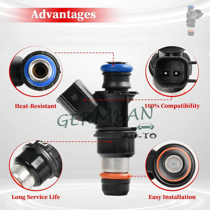 12580681 Fuel Injectors for 2004-2010 Chevy Silverado Tahoe Avalanche GMC Sierra Yukon Yukon XL 4.8L 5.3L 6.0L 6.2L