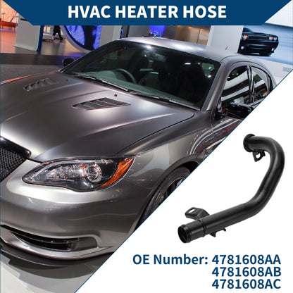 UXCELL HVAC Heater Hose for Dodge Caravan 2001-2007 V6 3.3L for Dodge Grand Caravan 2001-2008 V6 3.3L 4781608AA