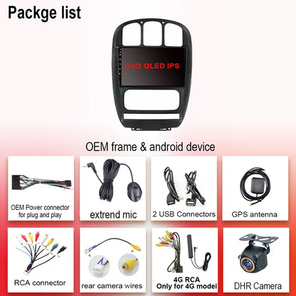 Auto Radio Android 14 For Dodge Caravan 4 For Chrysler Grand Voyager RS 2000 - 2012 Car Multimedia Player Navigation Screen DVD