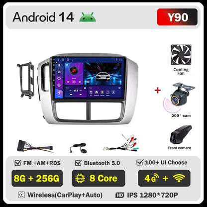 Car Android For Honda Pilot 1 2005 - 2008 Stereo Auto Mirror Link Rear Camera Multimedia Player GPS Navigation Dash Cam Wifi 5G
