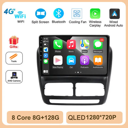 Android 14 Car Radio GPS Navigation For FIAT Doblo Opel Combo Tour 2010 2011 2012 - 2015 2018 Stereo Video Player Carplay Auto