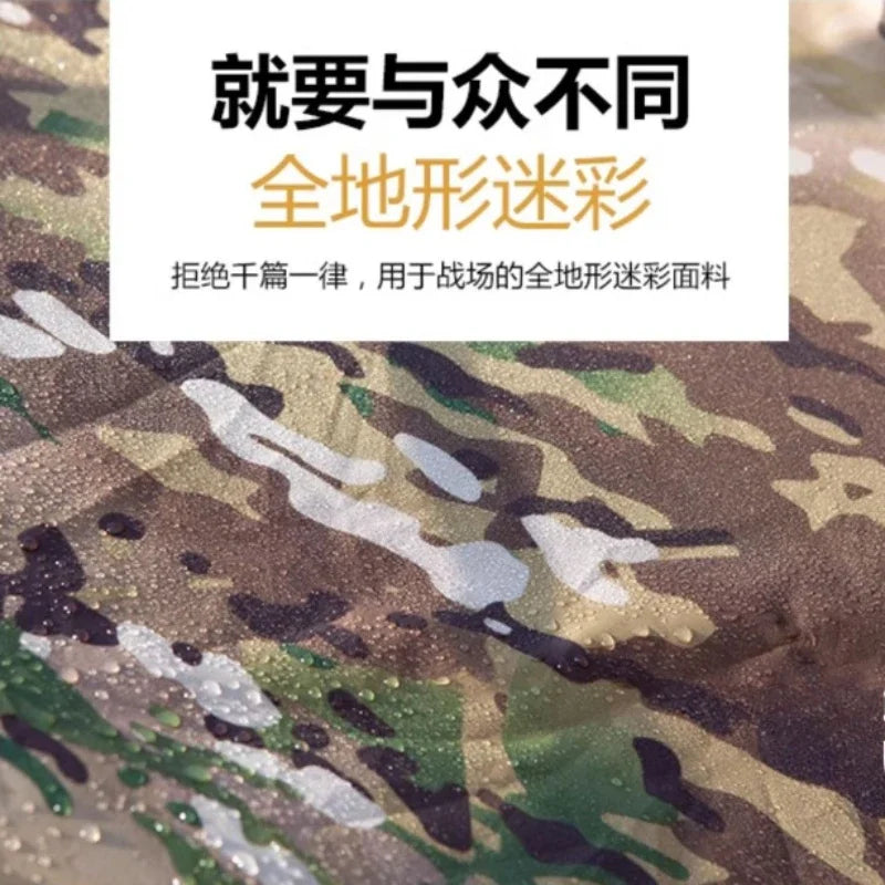 Rainproof March Camouflage Overnight Double-layer Single Outdoor Ultra-lightweight Camping Tent 미니텐트 Палатка