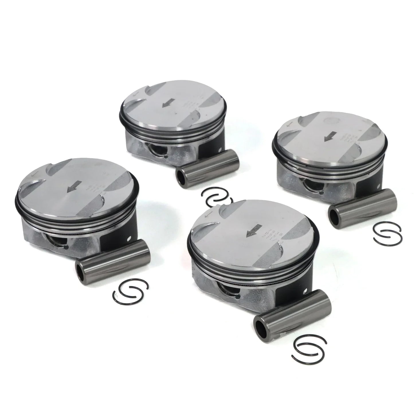 4Pcs Engine Piston & Rings Kit 12578324 12578326 12593744 12603910 12608531 for Chevy Captiva Cobalt Equinox HHR Impala 2.4L