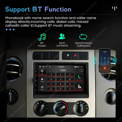 MEKEDE Android 13 2 Din GPS Multimedia Player For Ford 500 F150 Explorer Edge Escape Sport Lincoln Expedition Mustang Car Radio