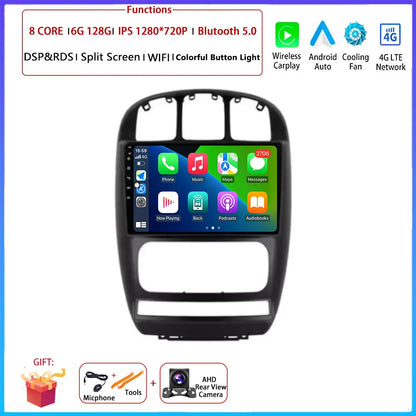 for Chrysler Voyager RG RS Town & Country RS 2000 - 2007 Android Auto Carplay Car Radio Multimedia Player GPS Navi DSP Stereo