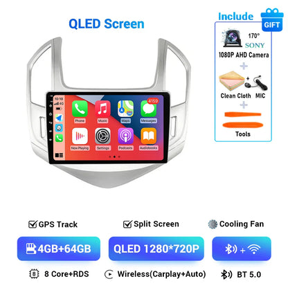 9" Android 15 Car Radio Video Player For Chevrolet Cruze J300 J308 2012 2013 2014 2015 GPS DSP Serero Auto Carplay 8G 1256G