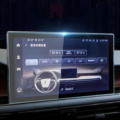 Car GPS Navigation Screen Protect Tempered Film For Lincoln Navigator 2018 2024-Present Dashboard Display Sticker Accessory