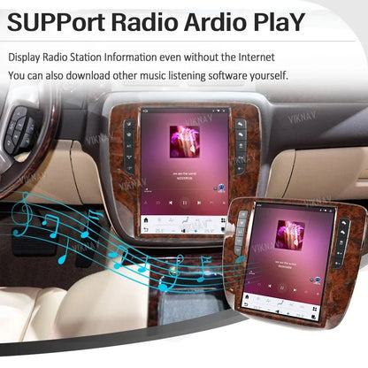Android 12 Car Radio 13 Inch For GMC YUKON/Silverado Tahoe Suburban 2007-2014 GPS Navigation Carplay Multimedia Player Head Unit