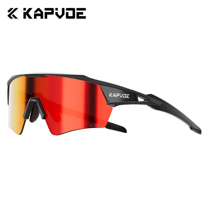 Kapvoe New Photochromic Cycling Sunglasses Men Women MTB Glasses UV400 Bicycle Eyewear Outdoor Sports Running Road Bike Goggles