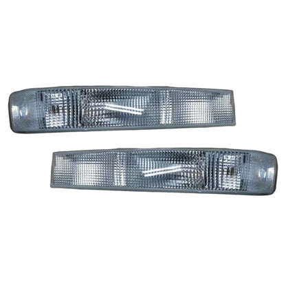 1 Pair Car Front Turn Signal Light Front Fog Light Directional Lamp Daytime Running Light For GMC Savana Van 1500 2500 2003-2019