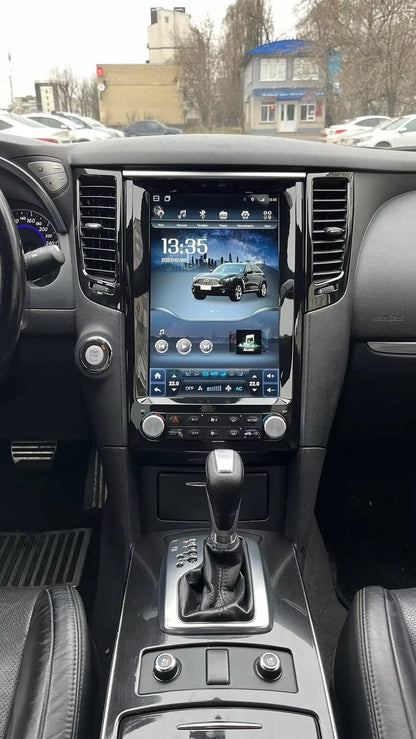 For Infiniti QX70 FX25 FX35 FX37 FX50 2009-2015 Carplay Screen Autoradio Radio Bluetooth Android 13 Multimedia Monitor Stereo