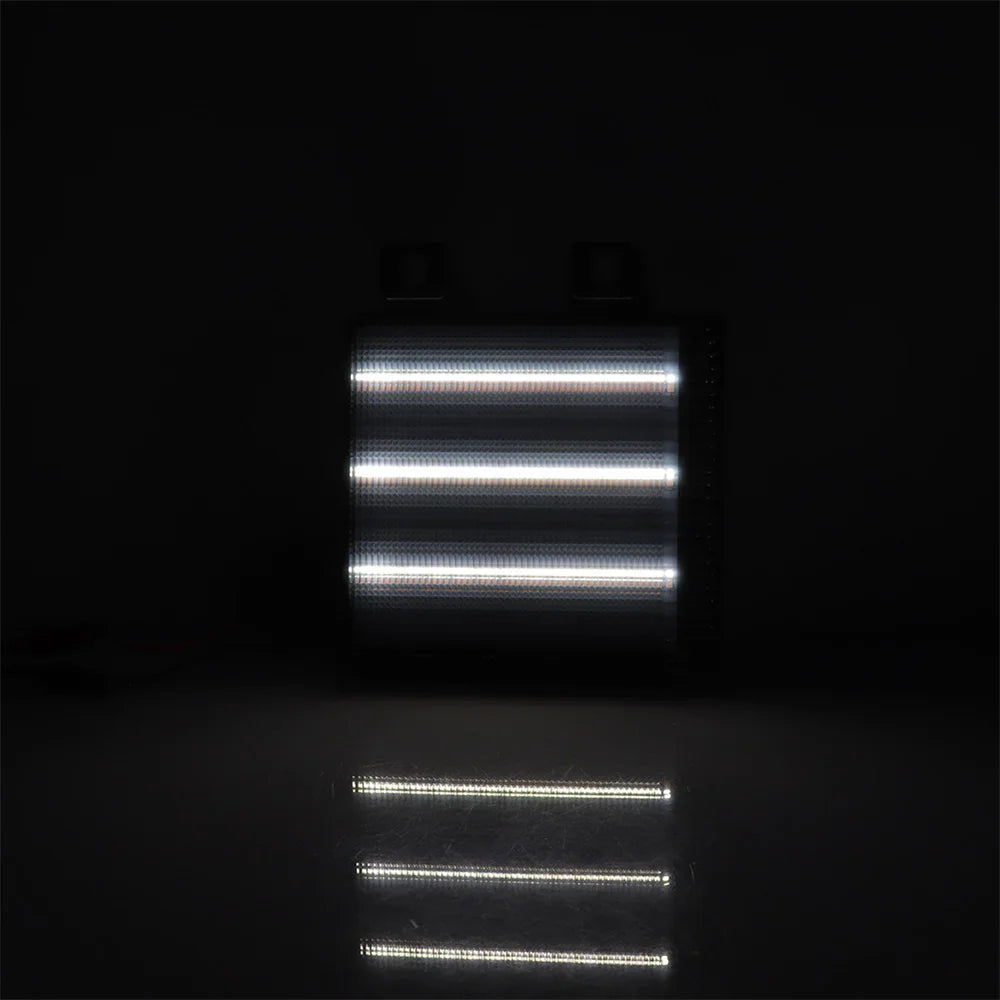 Switchback LED Amber Front Bumper Turn Signal Lights w/ White DRL For Chevrolet Blazer C10 C20 C30 K10 For GMC C1500 C2500 C3500