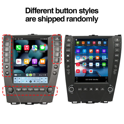 9.7inch Android 13 Car Radio For Lexus ES ES240 ES350 2007-2012 Tesla Style Screen Multimedia Video Player GPS Navigation Stereo