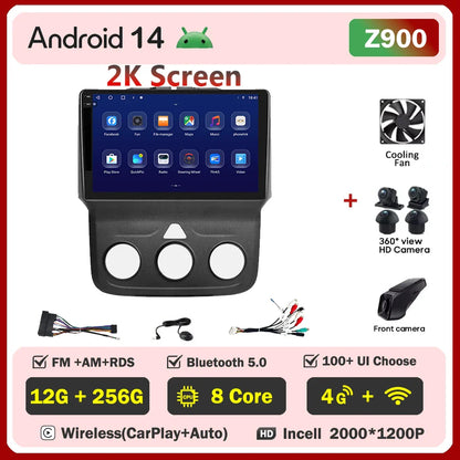 For Dodge Ram 1500 2500 3500 (2013-2019) Carplay Auto Screen Wireless Android Auto Car Intelligent Systems AutoMotive 8 Core DSP