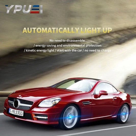 Hub light Car Floating Illumination Wheel Caps LED Light Center Cover Lighting Cap For Volvo XC60 XC90 S60 V40 V50 V60 XC40 V70