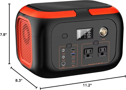 Portable Power Station 600W Outdoor Charging Solar Generator 135200mAh for Mobile Phone Laptop Camping