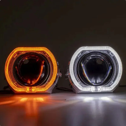 2.5-inch dual lens light guiding angel eye H1HID xenon product automotive parts universal LED headlights