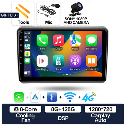 Android 15 Car Radio For Dodge Dart 2012 - 2016 BT Head Unit 4G WIFI Qualcomm GPS NAVI 2DIN Multimedia Video Player QLED LTE 5G