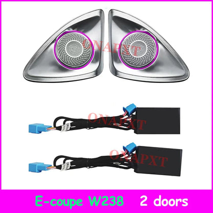 For Mercedes-Benz E-class W213 Coupe W238 LED Ambient Light 3D Tweeter Speeker Backlight Air Vent Turbine Car Atmosphere Lamp
