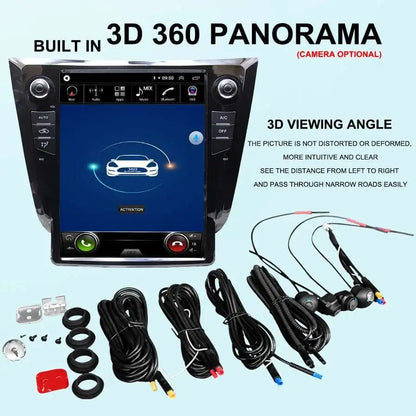 12.1" Tesla Screen Car Multimedia Video Player For Nissan xtrail 2019 X-Trail 2017 Qashqai Radio Android 13 Stereo GPS CarPlay