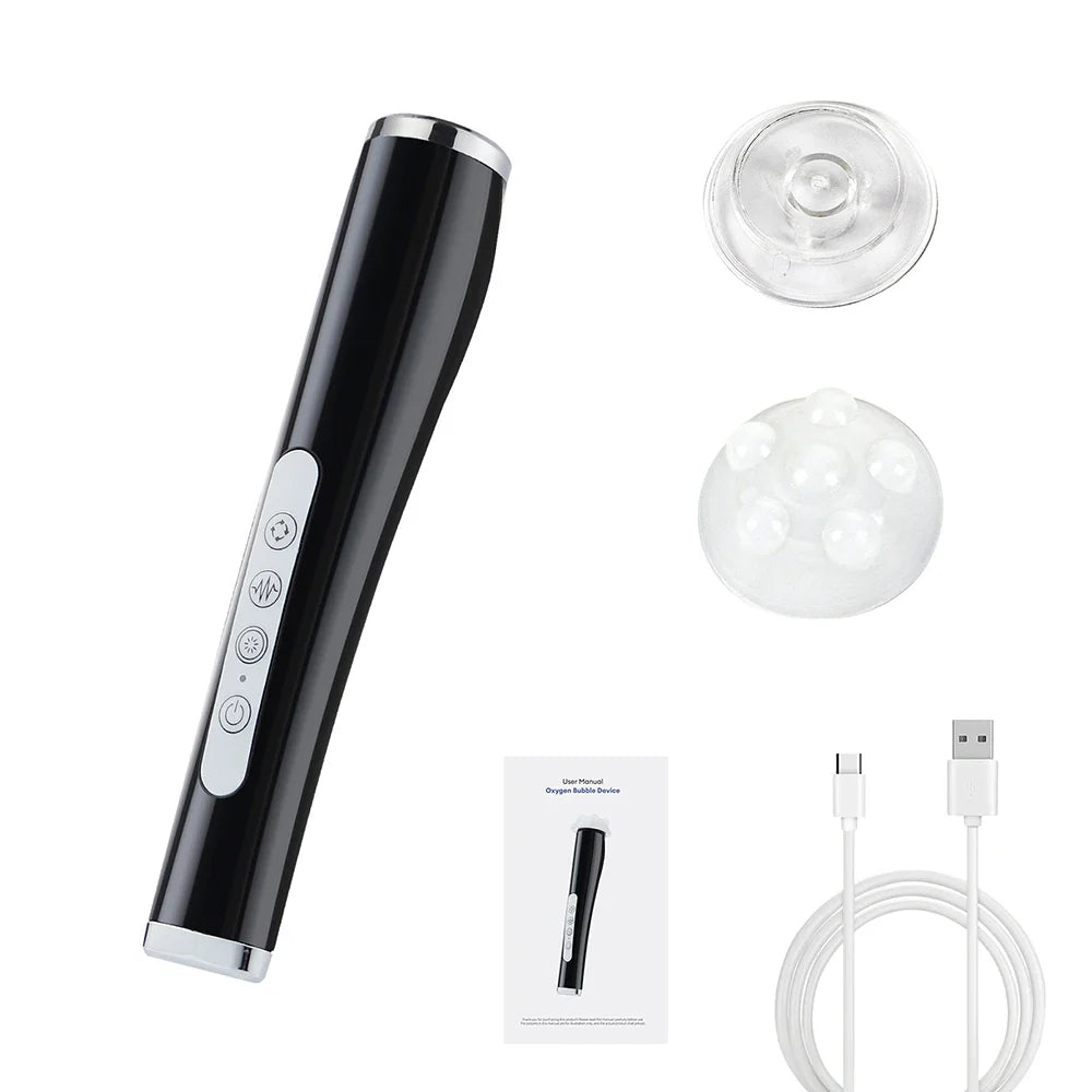 Oxygen Bubble Pen CO2 Oxygen Portable Facial Machine CO2 Gel Facial Skin Care Device Facial SPA CO2 Bubble Oxygen Beauty Machine