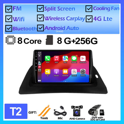 For Renault Kangoo 2015 2016 2017 2018 Android OS Car Multimedia GPS Player DSP Wireless Carplay Auto Stereo Car Radio DVD